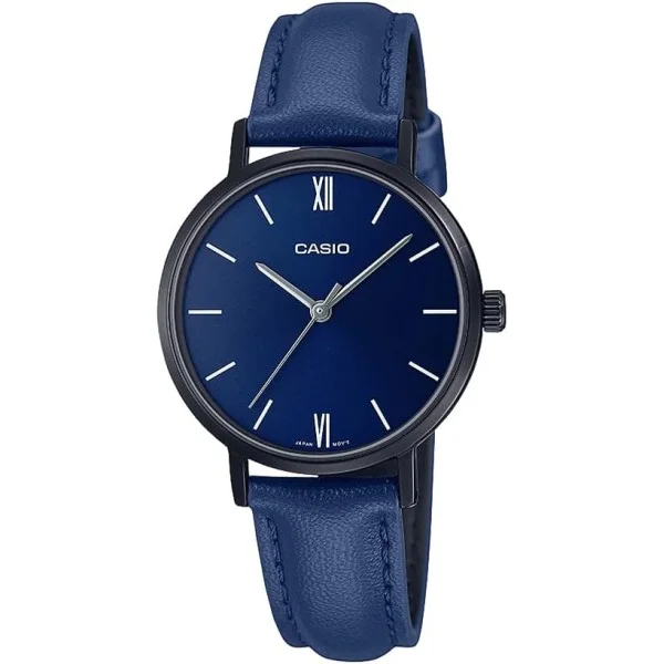 Casio Analog Blue Dial Wristwatch for Women - LTP-VT02BL-2AUDF